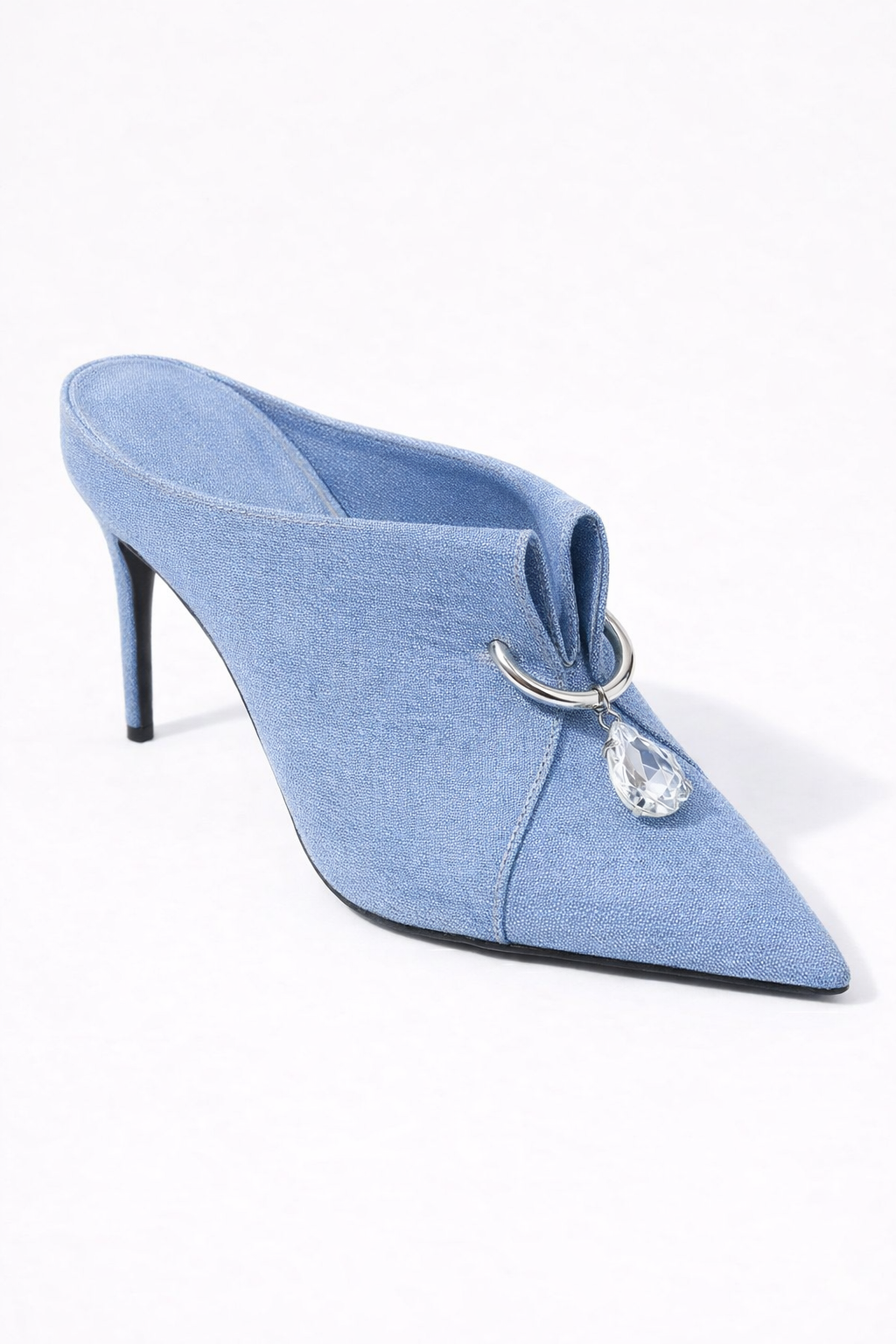 Camille Bleu Ciel Mule